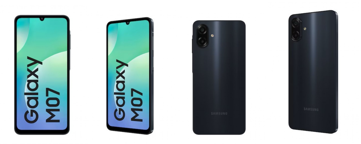 Samsung Galaxy M07 official renders. (Image credit - Samsung)