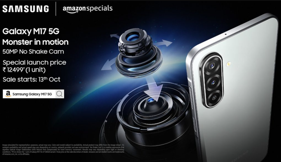 Samsung Galaxy M17 5G arrives in India. (Image credit - Samsung)