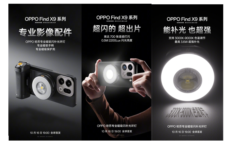 Oppo Find X9 Series with Hasselblad Imaging Kit. (Image credit - Oppo)