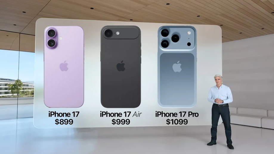  A still from the iPhone 17 Series launch keynote. (Image credit - Apple)