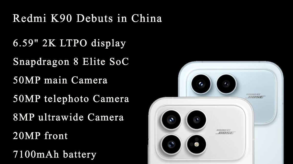 Redmi K90 Debuts in China at an Impressive Sub-$400 Price, K90 Pro