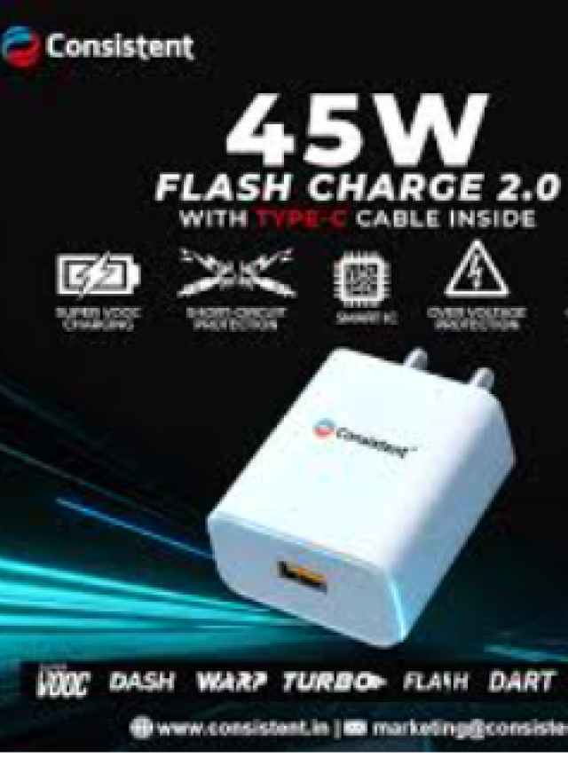 Consistent Launches 45W Flash Charge 2.0 & 15W Fast Chargers ~ My ...