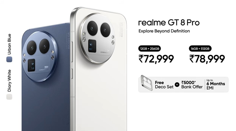 Realme GT 8 Pro price and variants. (Image credit - Realme)
