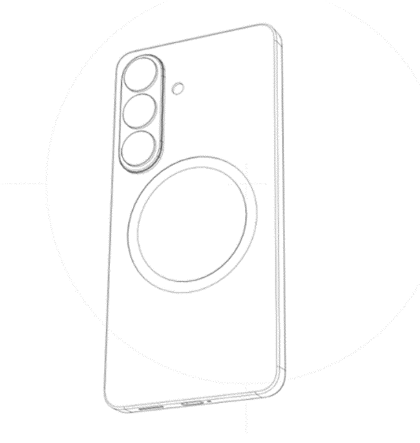  Previously leaked factory schematic image of the base Galaxy S26. (Image credit - @UniverseIce on X)