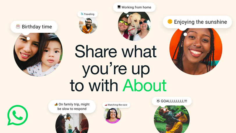 WhatsApp Revamps ‘About’ Feature. (Image credit - WhatsApp)