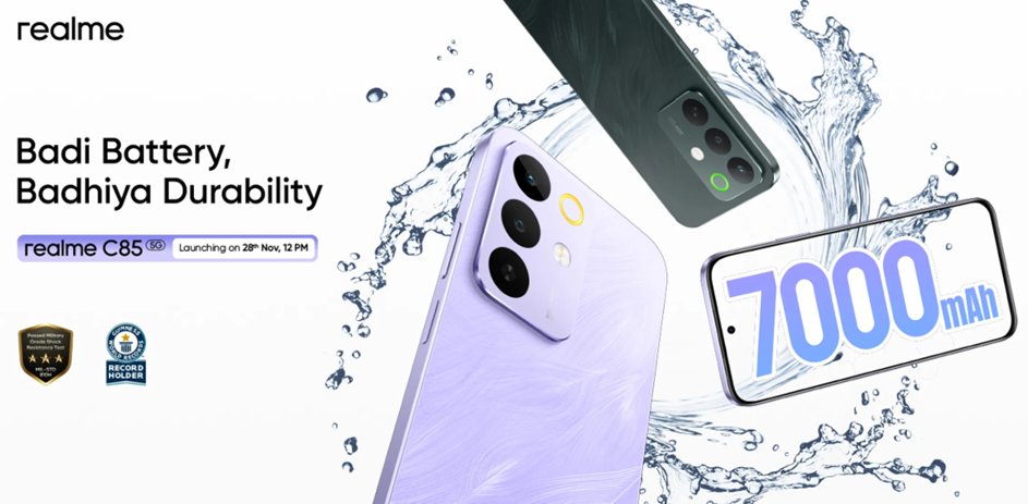  Realme C85 launch date confirmed. (Image credit - Realme)