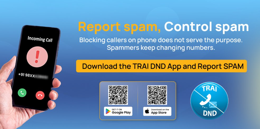  How to Report Spam Calls and SMS via DND App? (Image credit - TRAI)