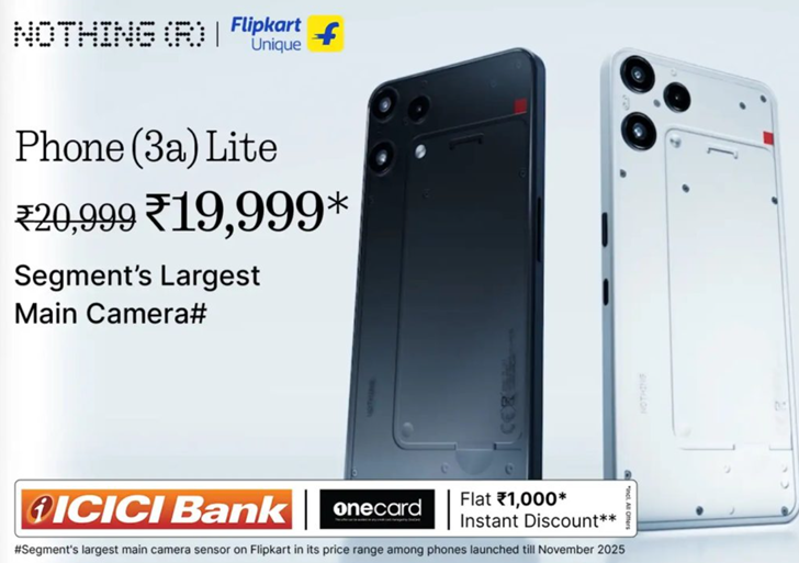 Nothing Phone (3a) Lite launch offers. (Image credit - Nothing)