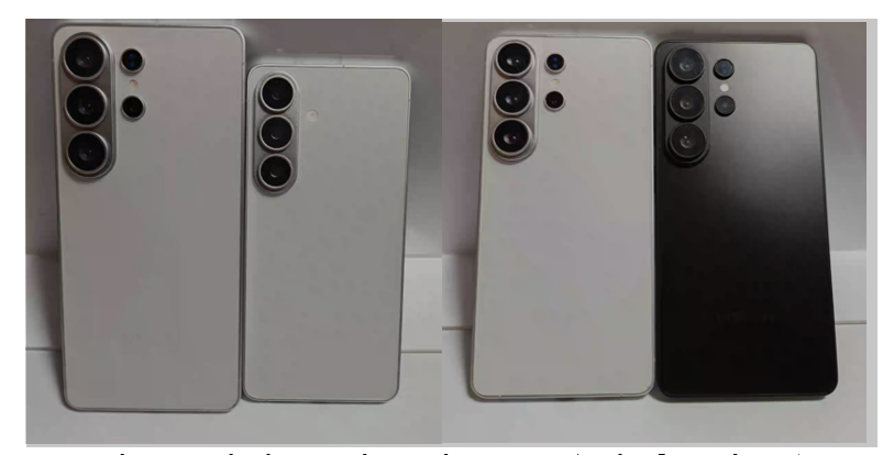 Galaxy S26 and Galaxy S26 Ultra Hands-On Images. (Credit - @OnLeaks on X)