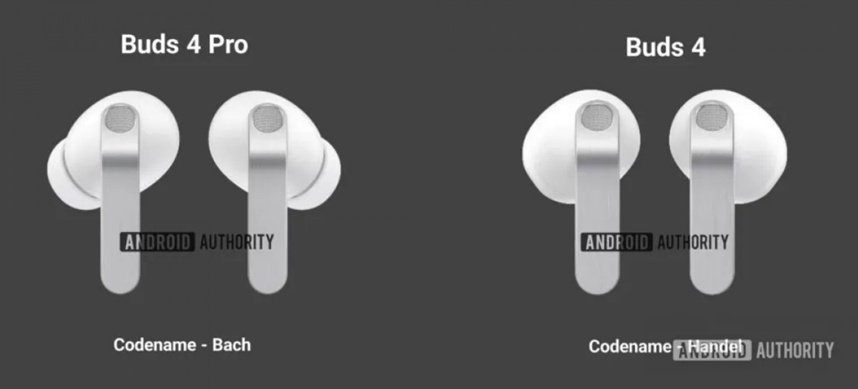 Samsung Galaxy Buds 4 and Galaxy Buds 4 Pro leaked image. (Image credit - Android Authority)