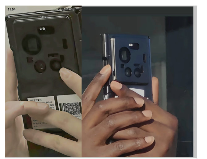 Xiaomi 17 Ultra’s recent leaked live images. (Image credit - Weibo tipsters)