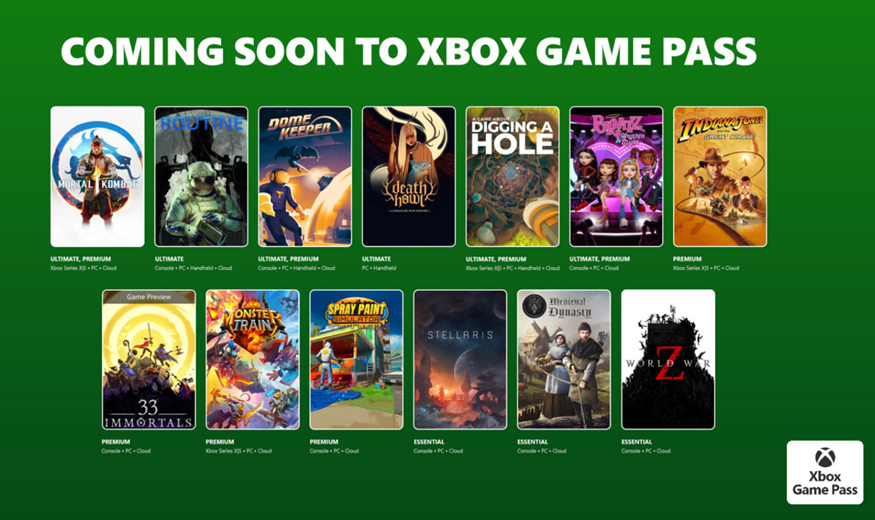  Xbox Announces Full December 2025 Game Pass Lineup. (Image credit - Xbox)