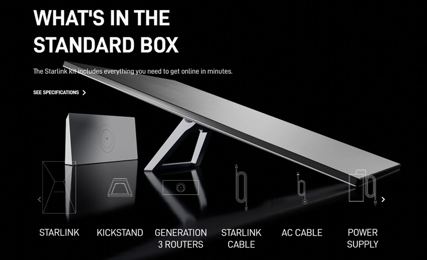  Viral screenshots from the Starlink website. (Image credit - Starlink)