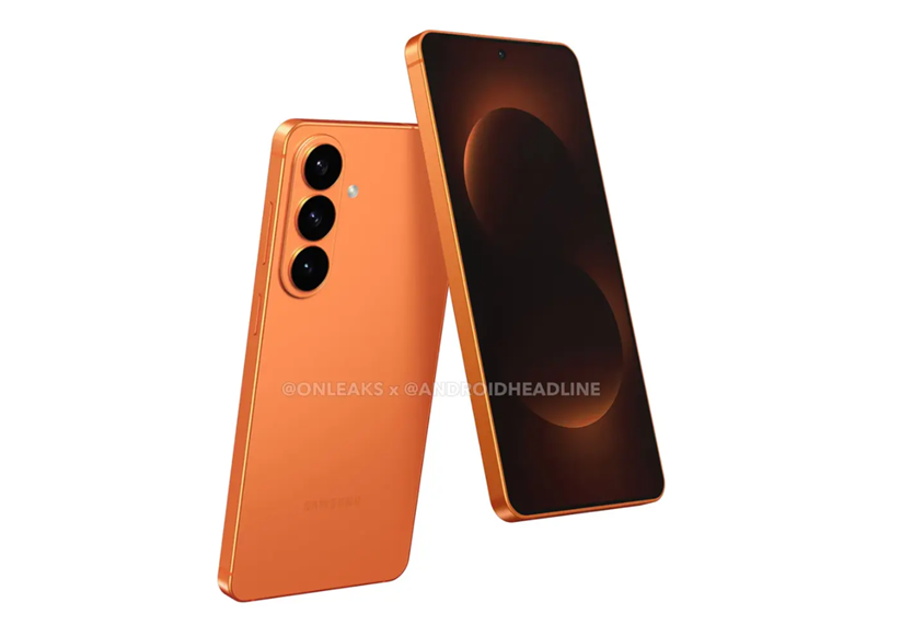  Samsung Galaxy S26 Plus’ previously leaked render. (Image credit - OnLeaks/Android Headline)