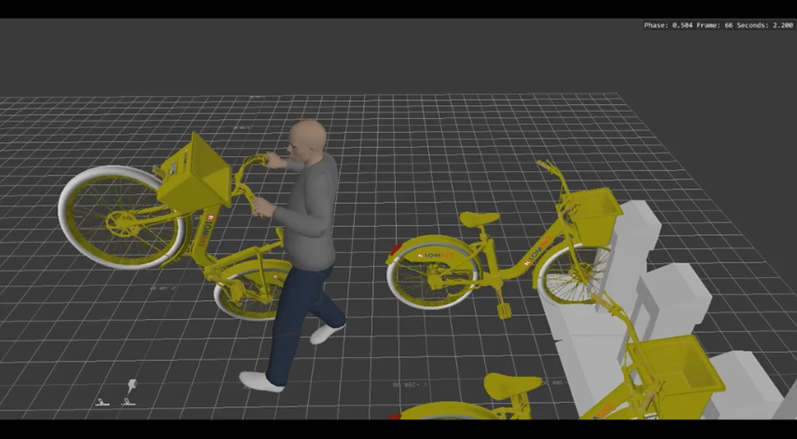 A screengrab from the recently leaked GTA 6 development video.