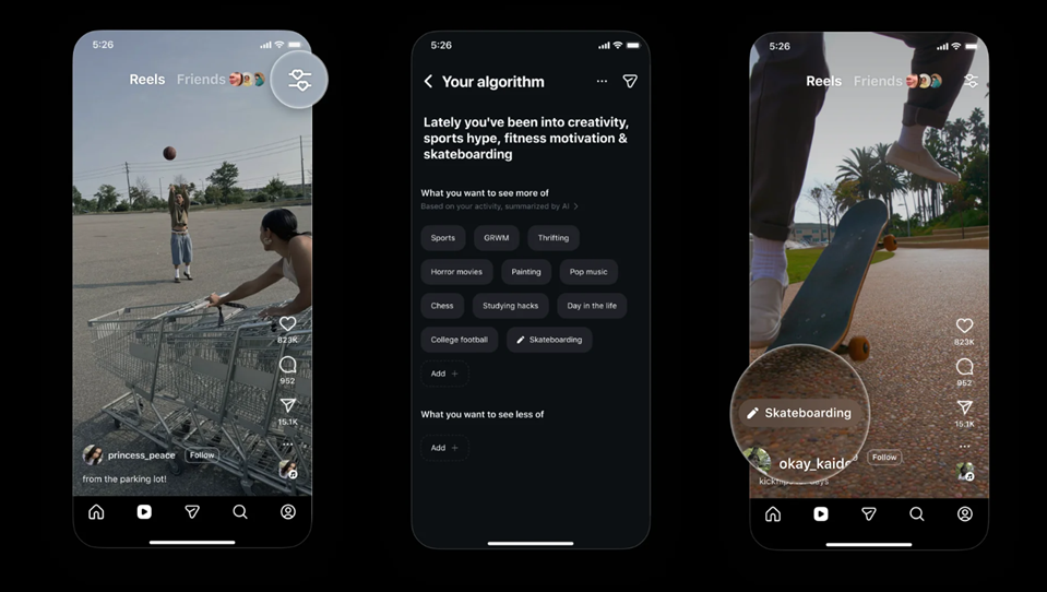  Instagram introduces new Your Algorithm feature. (Image credit - Instagram)