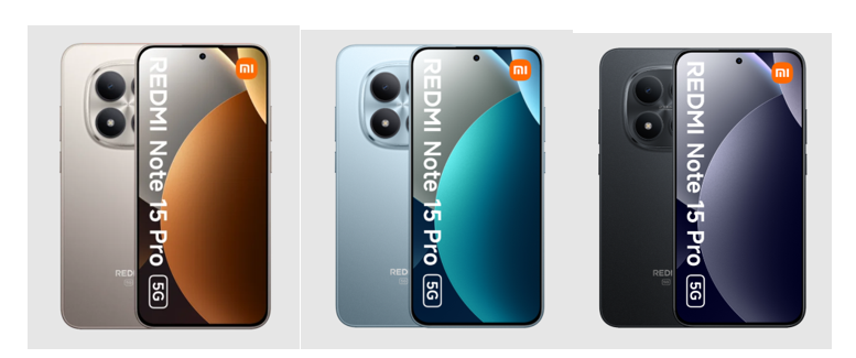  Redmi Note 15 Pro 5G colour variants. (Image credit - Redmi)