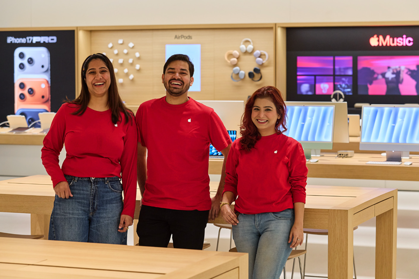  Apple Noida store will be operated with an 80-member team. (Image credit - Apple)