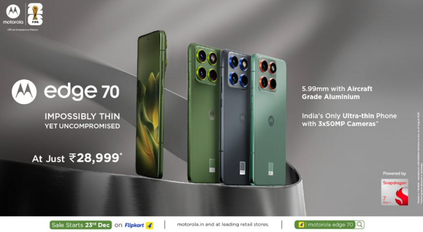  Motorola Edge 70 India launch offers. (Image credit - Motorola)