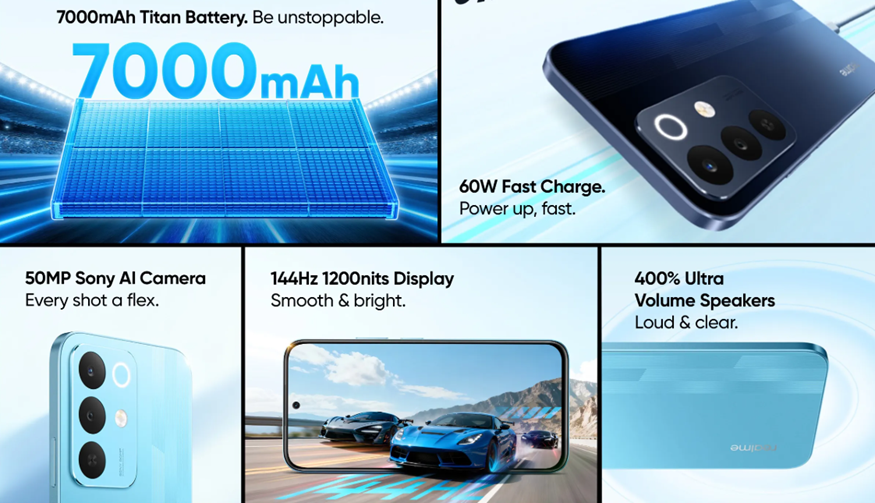 Realme Narzo 90x 5G key features. (Image credit - Realme)