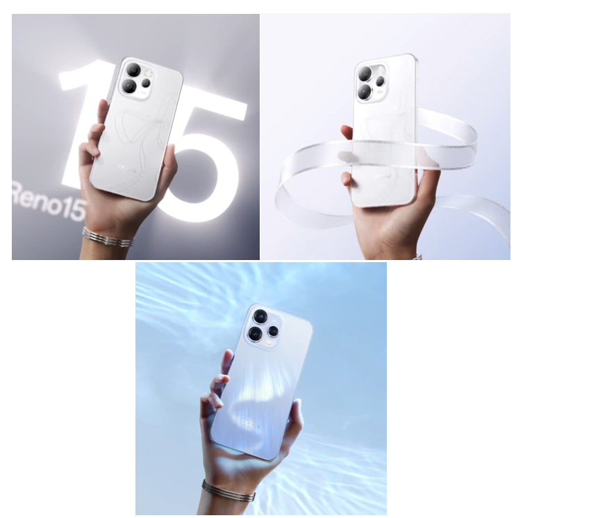  Glimpse of Oppo Reno 15 5G Series colours in the latest teaser. (Image credit - Oppo India)