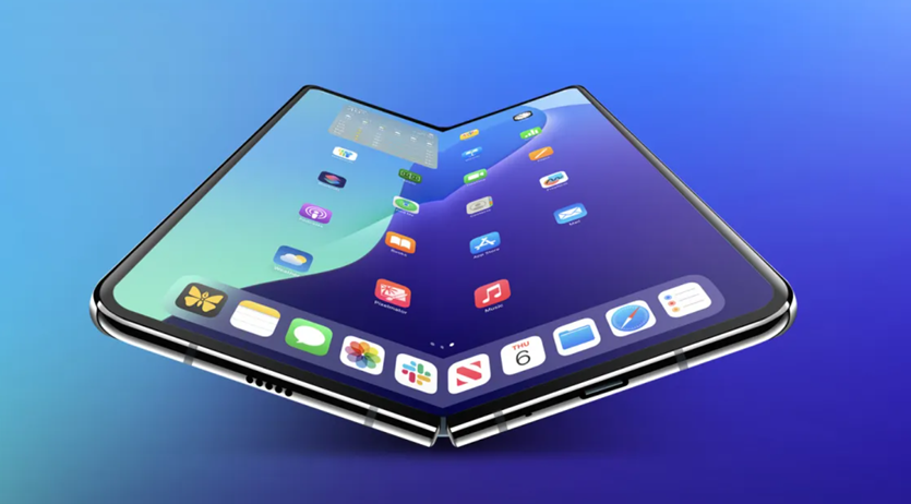  A concept image of the future iPhone fold. (Image credit - 9to5Mac)