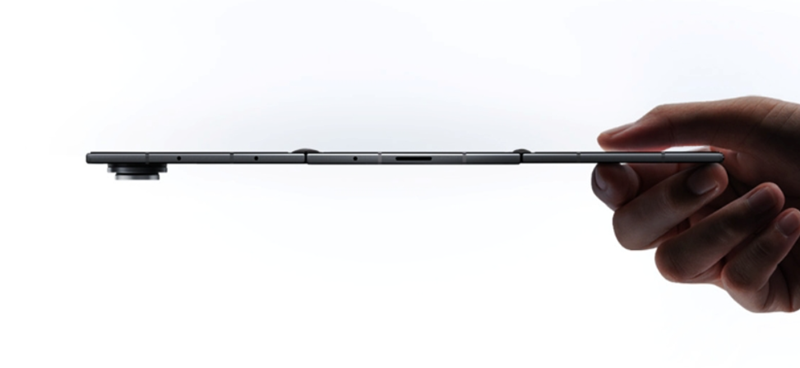 Samsung Galaxy Z TriFold slim profile. (Image credit - Samsung)