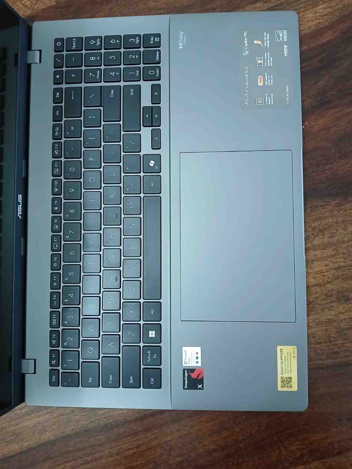 Keyboard and Trackpad