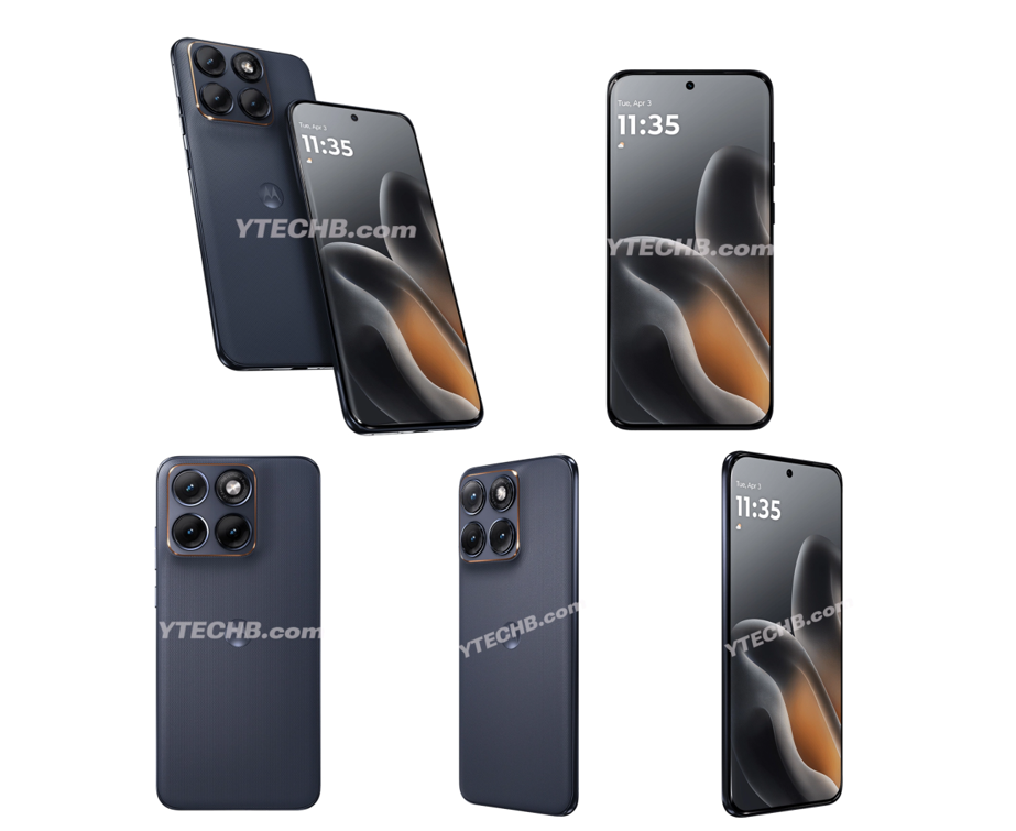 Motorola Edge 70 Fusion leaked renders. (Image credit - YTECHB)