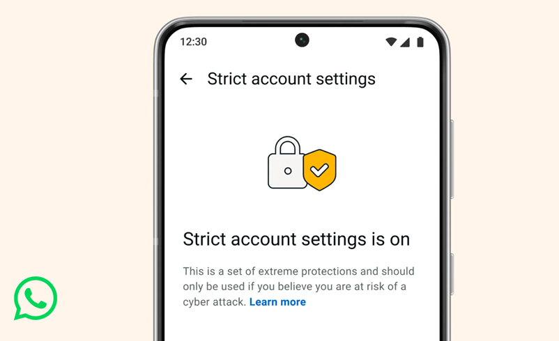WhatsApp Rolls Out ‘Strict Account Settings’ Mode. (Image credit - Meta)