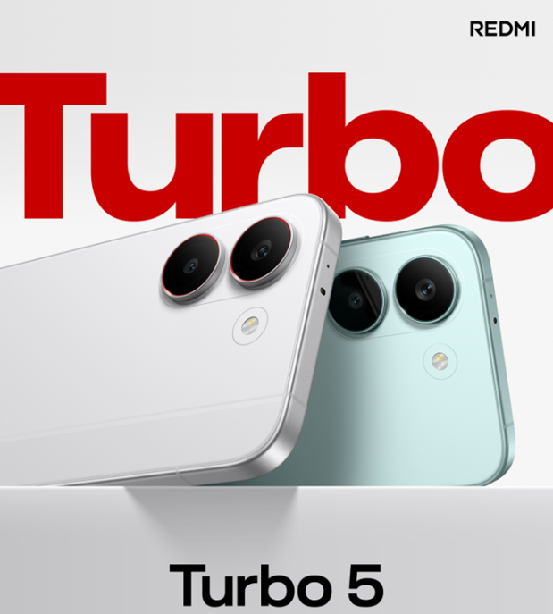 Redmi Turbo 5 official teaser. (Image credit - Redmi)