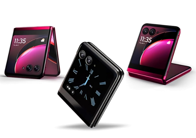 Motorola clamshell-style foldable smartphones. (Image credit - Motorola)