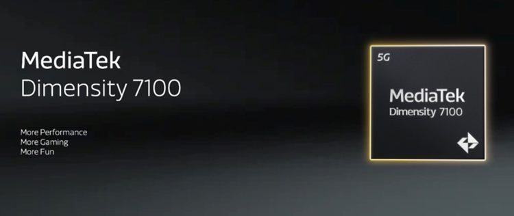 MediaTek Dimensity 7100.