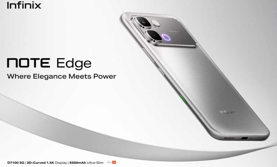 Infinix Note Edge Unveiled Globally. (Image credit - Infinix)
