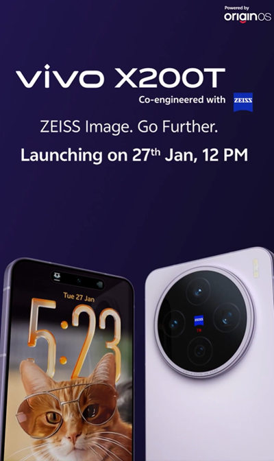 Vivo X200T India Launch Date Confirmed.