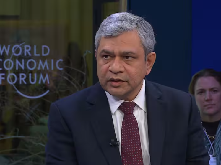 Union IT Minister Ashwini Vaishnaw at the World Economic Forum (WEF) 2026.