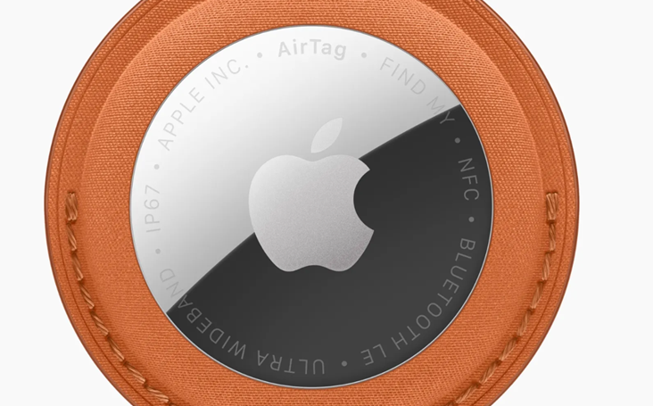 Text etched on the back of the second-generation AirTag. (Image credit - Apple)
