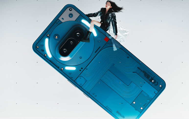 Nothing Phone (3a) in the picture for reference only. (Image credit - Nothing)