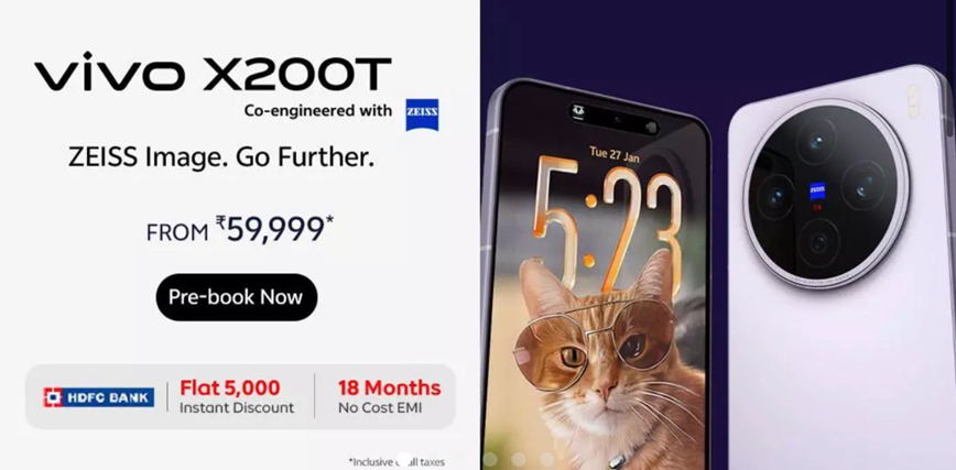 Vivo X200T has been officially launched in India. (Image credit - Vivo)