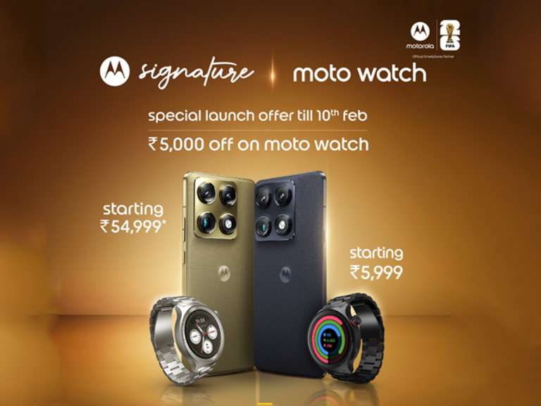 Motorola Signature Ultra-Premium Smartphone and Moto Watch Officially Launched in India