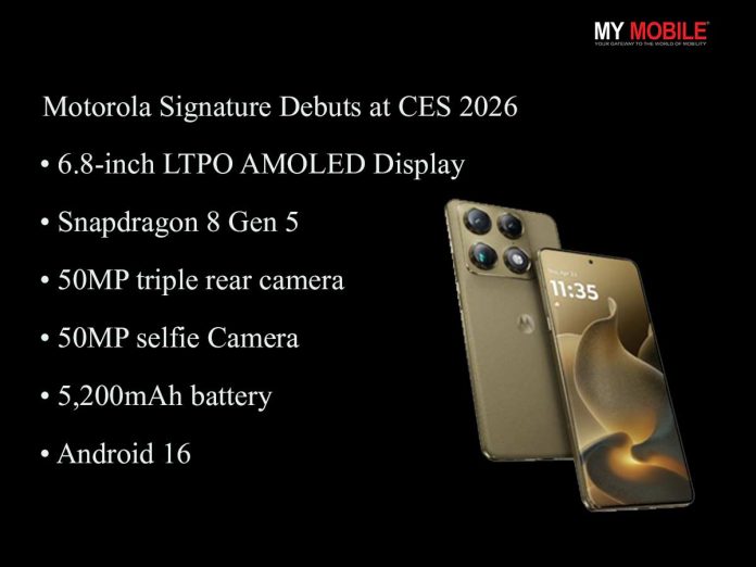 mototrola-signature Motorola Signature Debuts at CES 2026.