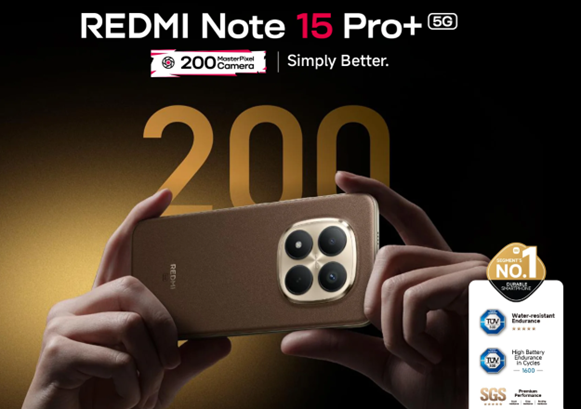 Redmi Note 15 Pro+ 5G. (Image credit - Redmi)
