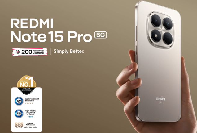 Redmi Note 15 Pro 5G. (Image credit - Redmi)