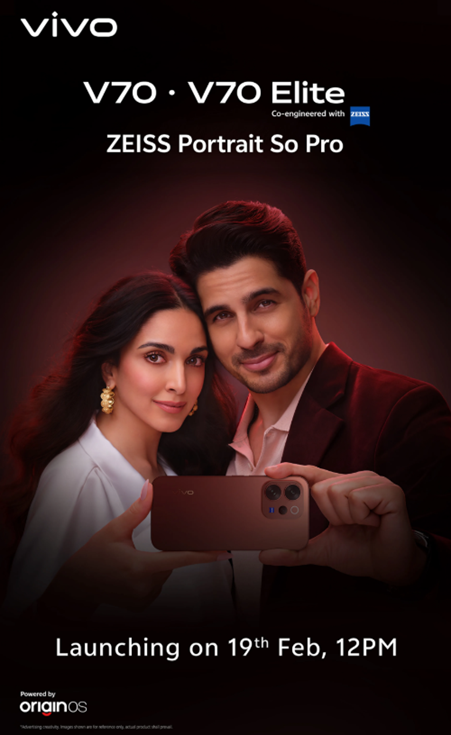 Vivo V70 and Vivo V70 Elite launch date confirmed. (Image credit - Vivo)