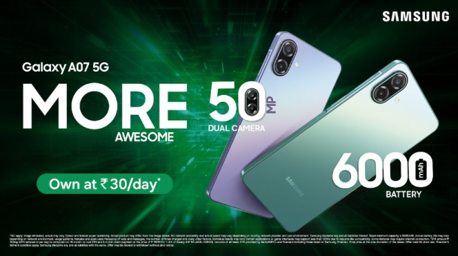 Samsung Galaxy A07 5G key features. (Image credit - Samsung)