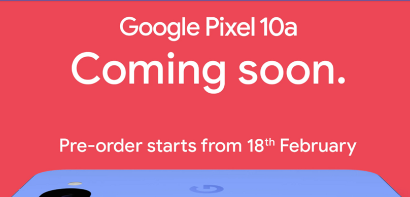 Google Pixel 10a launch date confirmed. (Image credit - Google)s