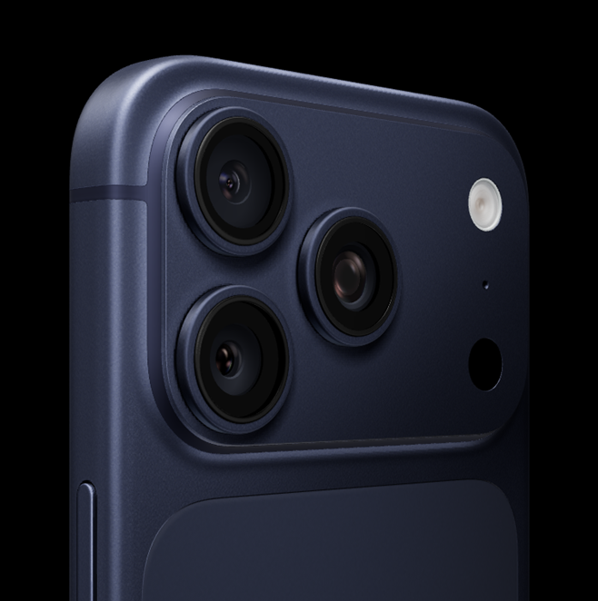 iPhone 17 Pro in the picture for reference. (Image credit - Apple)