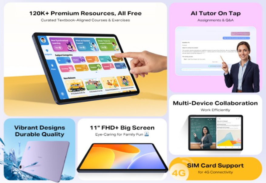 Infinix XPAD 30E key features. (Image credit - Infinix)
