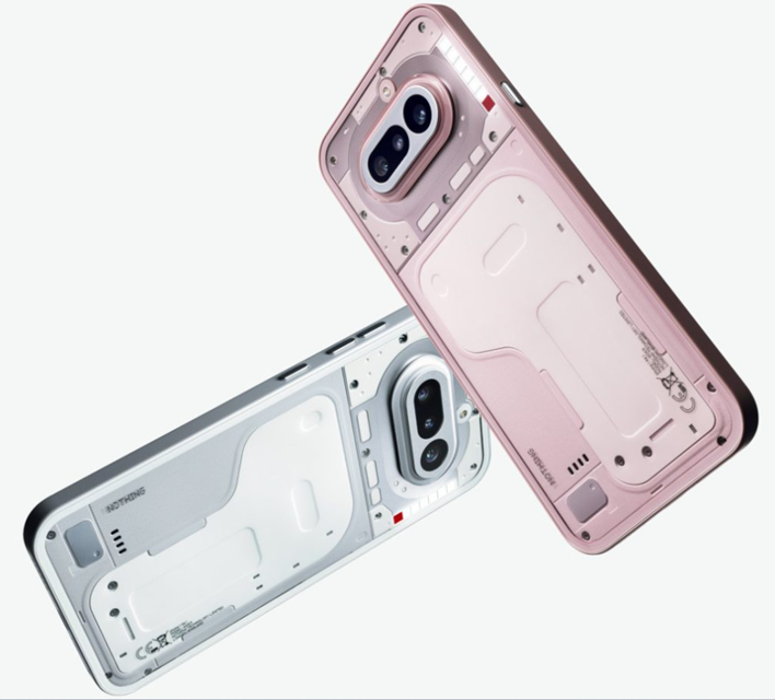 Apart from pink, Nothing Phone (4a) has been confirmed in White colour as well. (Image credit - Nothing)