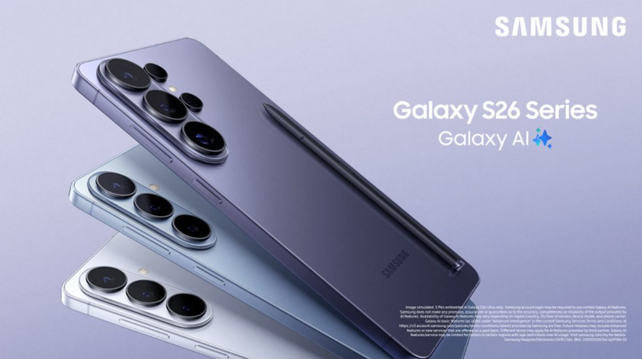 Samsung Galaxy S26, Galaxy S26+ and Galaxy S26 Ultra are officially out now. (Image credit - Samsung)